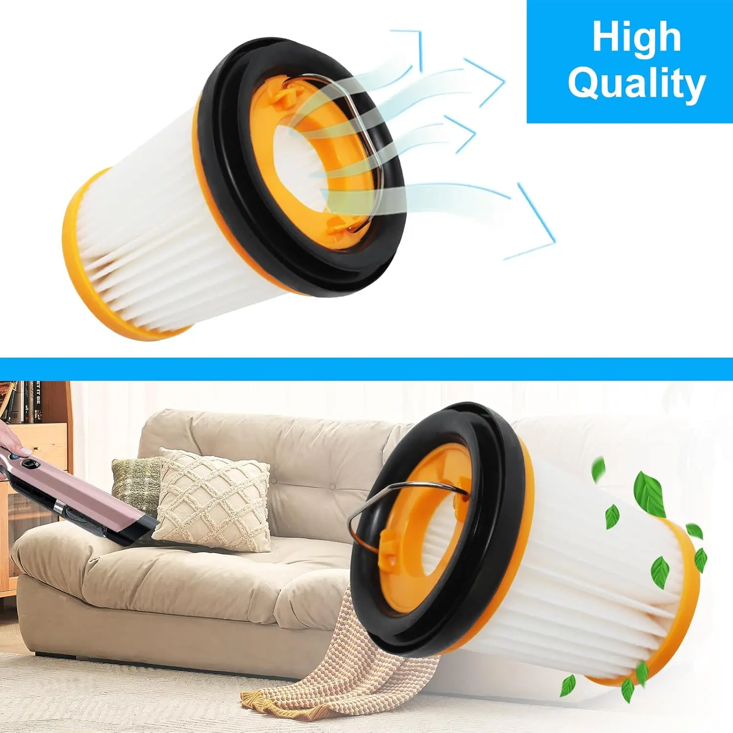 Сменные вакуумные фильтры для акулы Wandvac ION W1 S87 беспроводной ручной вакуум WV200 WV201 WV205 WV220