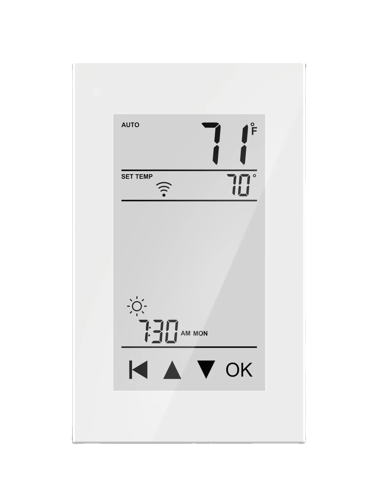 Smart programmable wi-fi room floor heating thermostat temperature controller