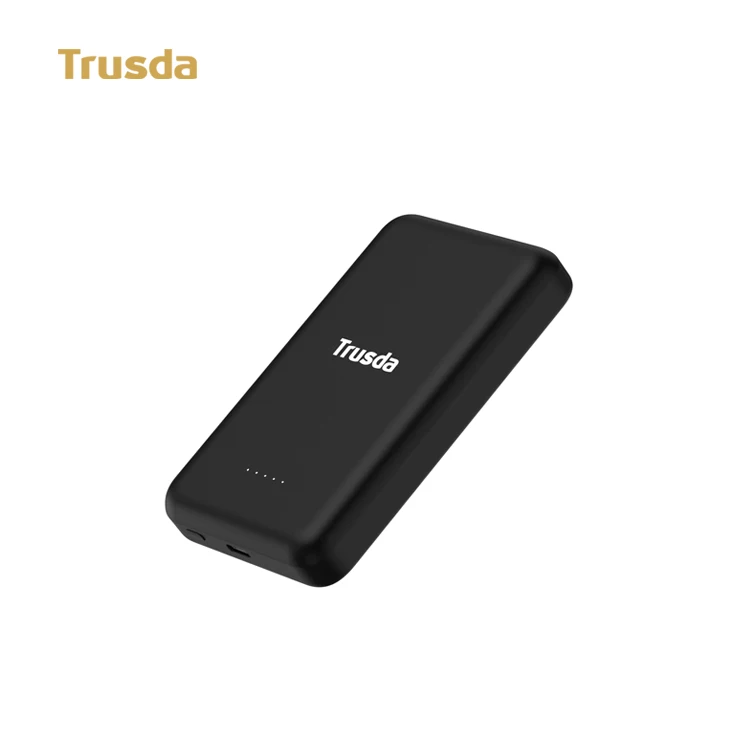 Лидер продаж TRUSDA RC1.5W Эксклюзивный Уникальный дизайн магнитный беспроводной внешний аккумулятор 5000 мАч Qi-зарядка для всех