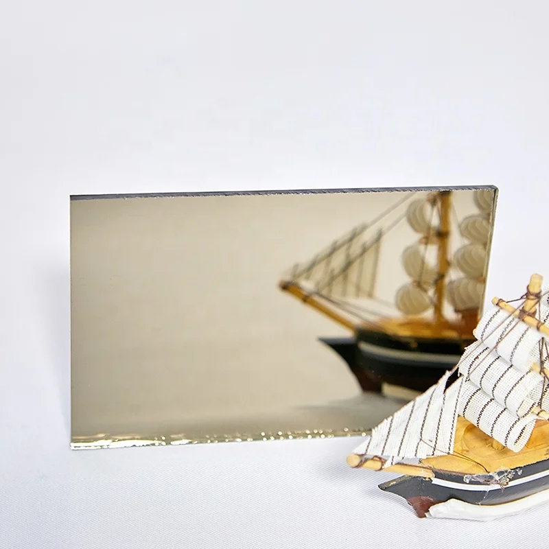 Производитель прямая продажа прозрачный цветной зеркальный стеклянный лист