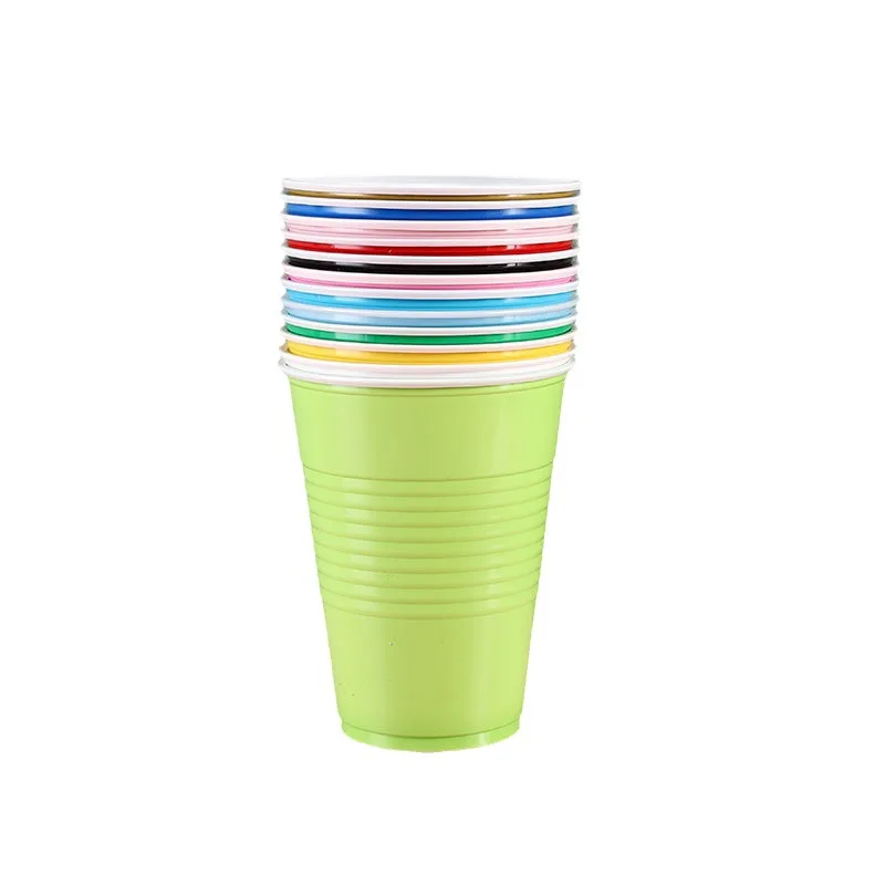 Wholesale 300ml Single Wall PS Plastic Cups Customized Cute Shaped & Logo Printed Cups