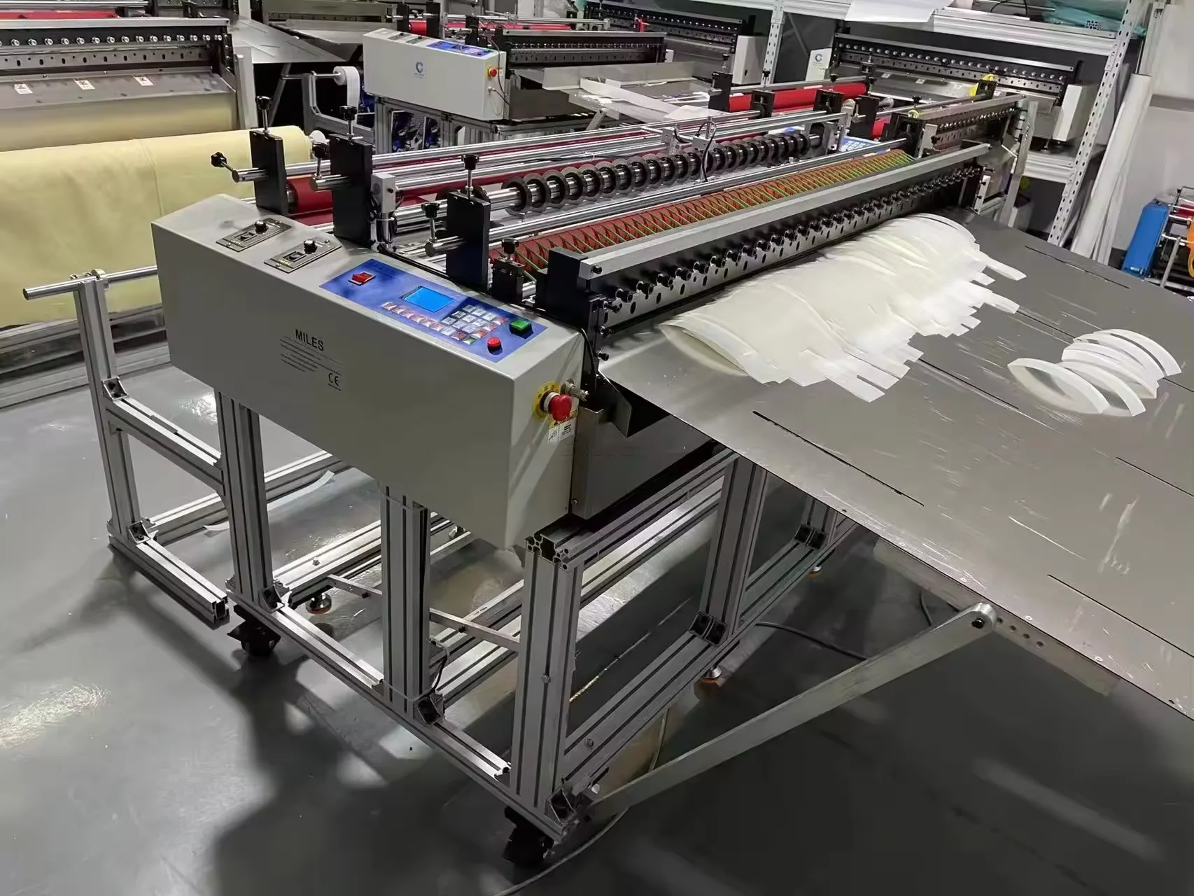 Label Roll Sheeting Machine Adhesive Tape Pressing Cutting Machine Sticker Cutting Machine