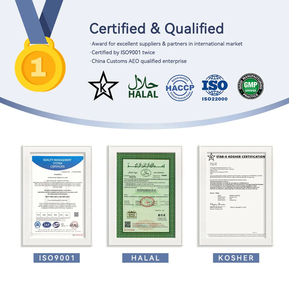 Food Additive Organic Suger Sweetener Crystalline Fructose