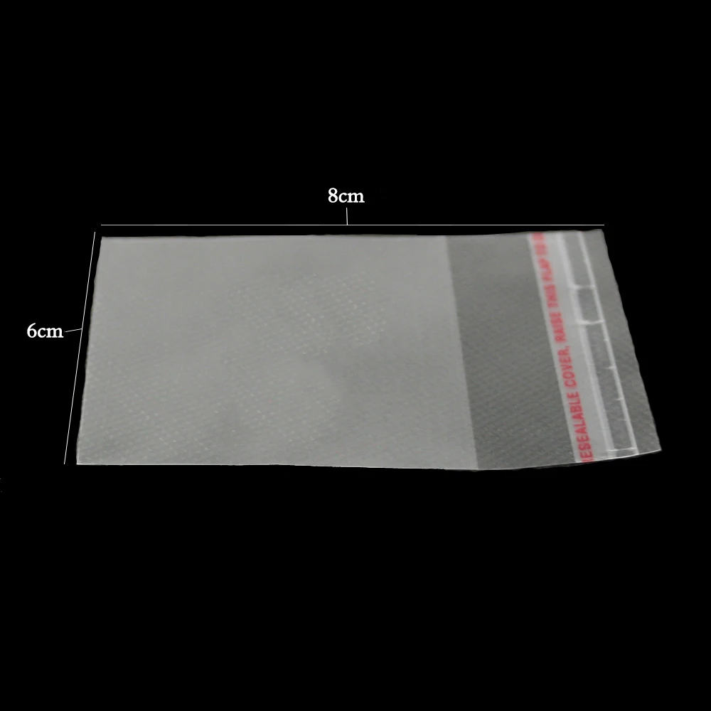 Crystal Clear Plastic Self Adhesive Seal Plastic Bag OPP Packing Storage Bags for Cards & Envelopes