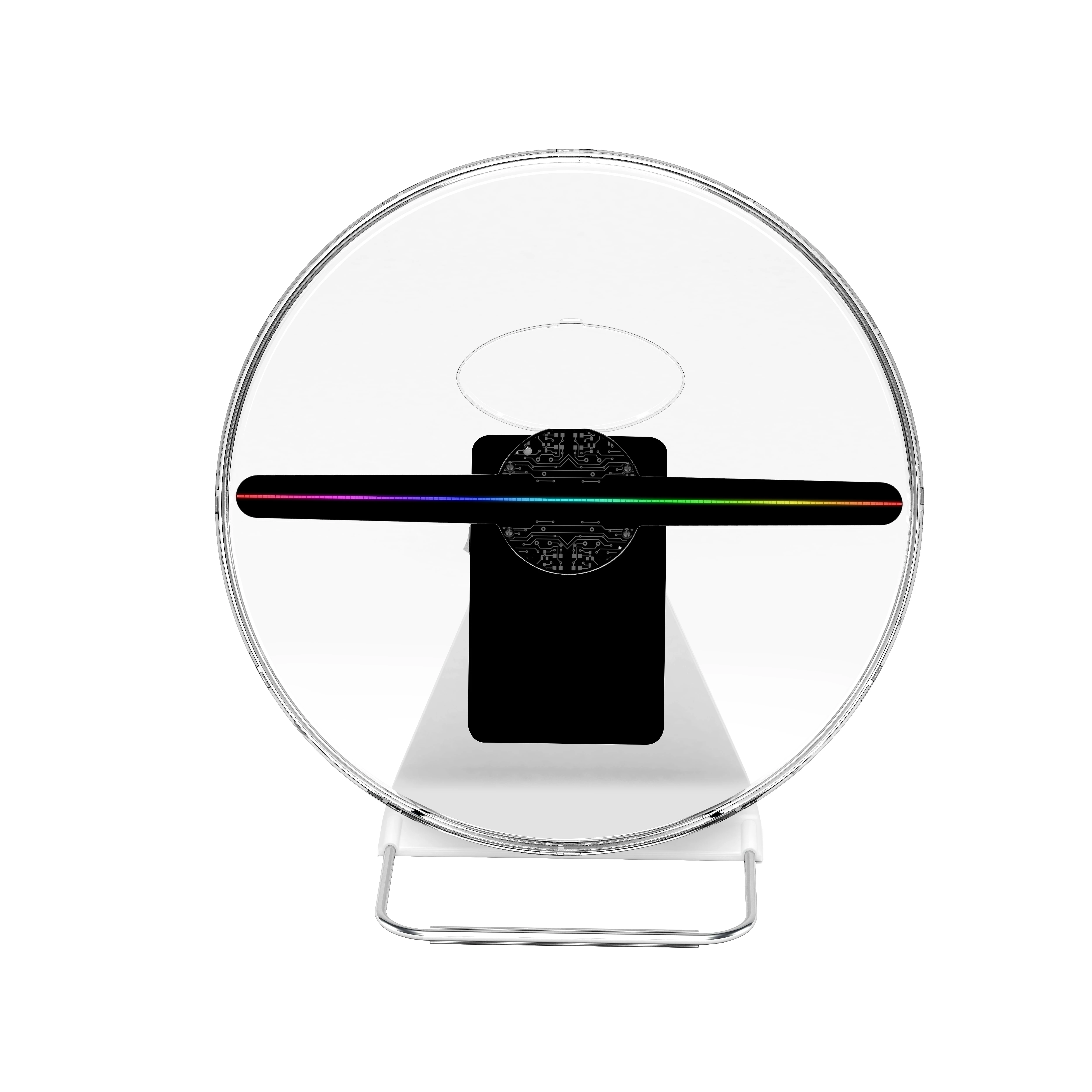 Portable Rechargeable Table Top 3d 30cm hologram fan display