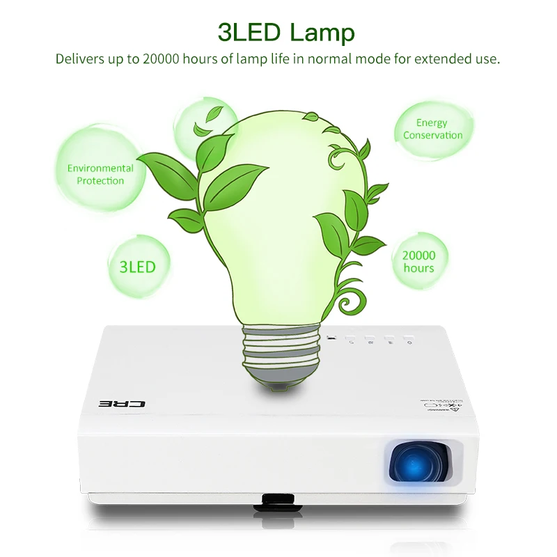 1280x800 HD DLP проектор светодиодный видеоигры мини 3D Smart поддержка 1080 P Android Wi-Fi
