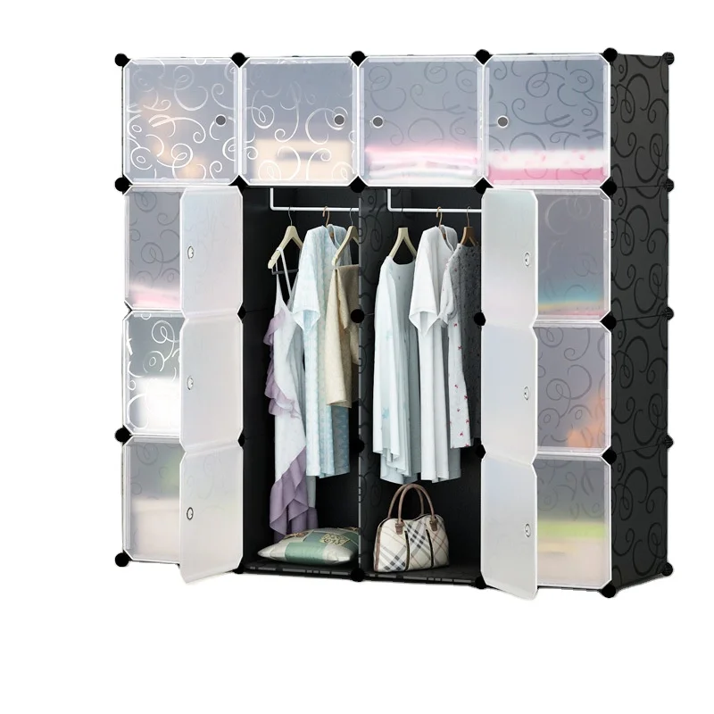 plastic wardrobe closet   diy portable wardrobe storage  kids clothes cabinet