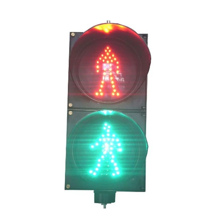 
red and green LED pedestrial traffic signal light of 200mm 