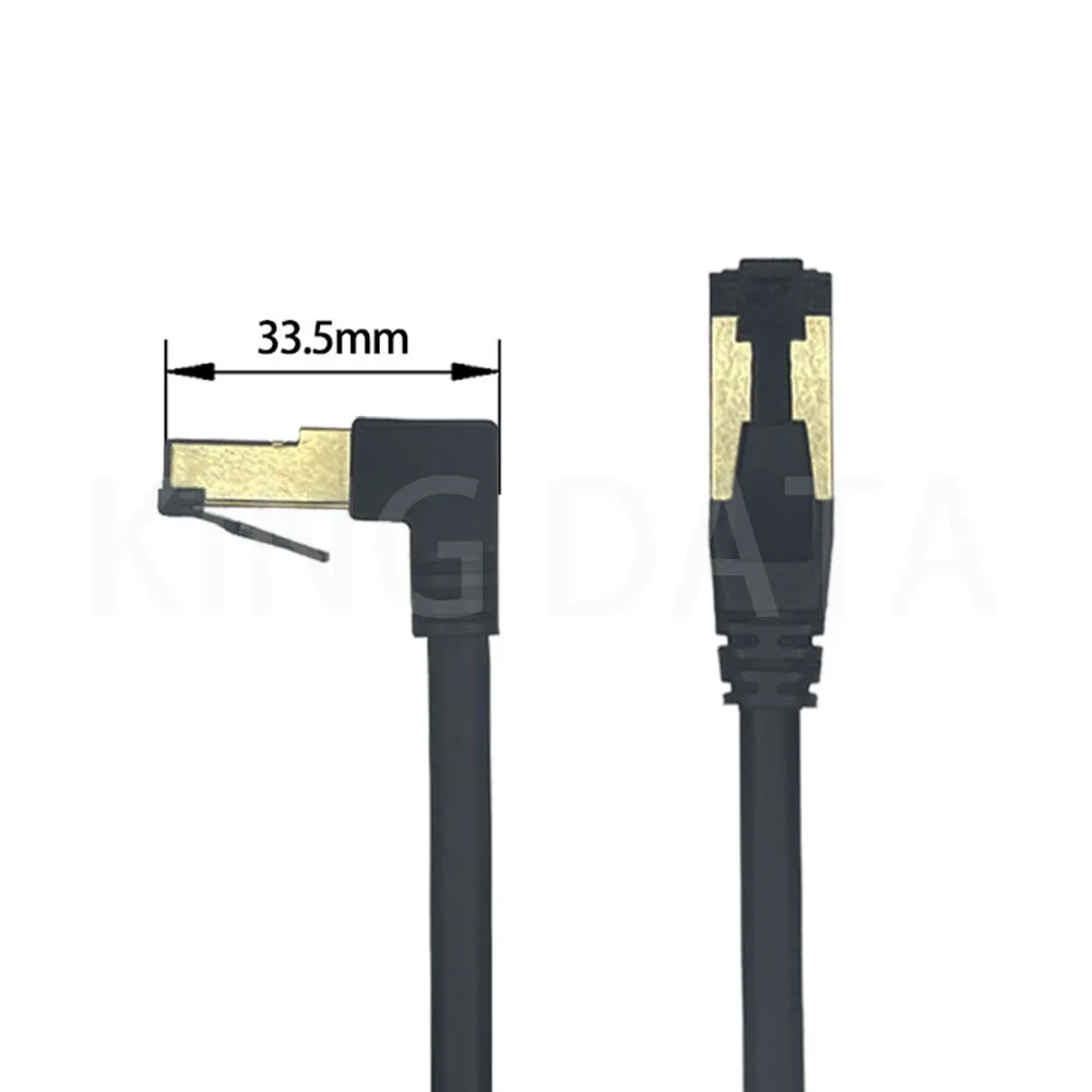 High-speed transmission cable cat7 ftp/stp/sftp/sstp 90 degree connector network patch cable