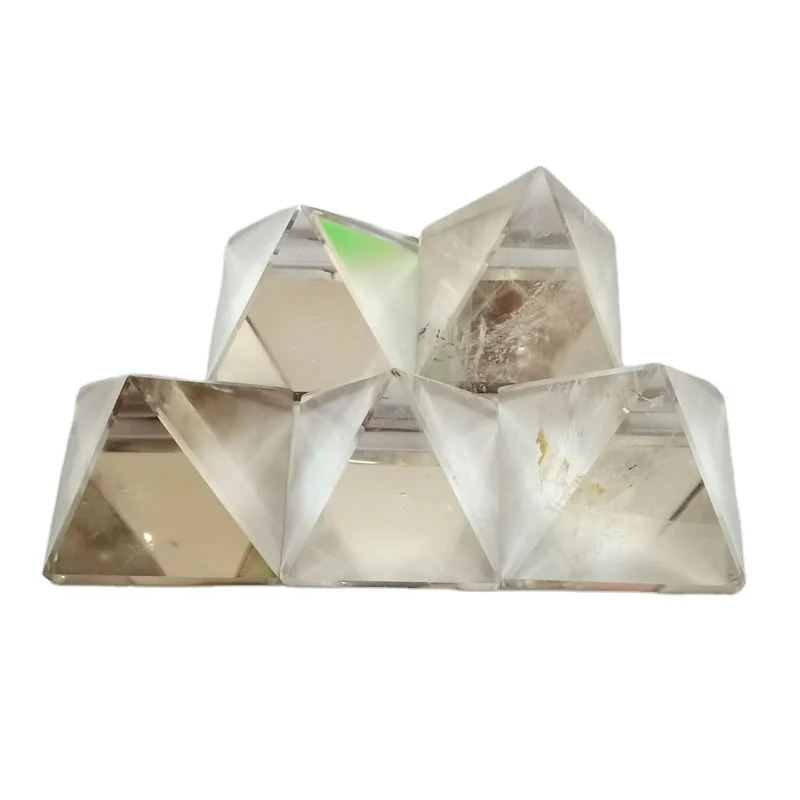 Crystals Wholesale Bulk Natural Gemstones Clear Quartz Crystal Orgonite Pyramid