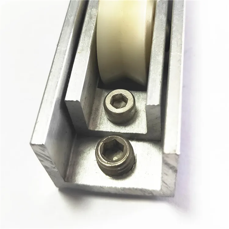 V groove aluminum sliding window use nylon window wheel roller with cover