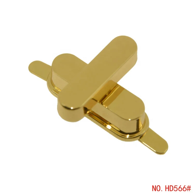 Fashion Handbags Hardware Oval bag lock Customized Metal handbags lock Zinc Alloy turn twist lock for handbag purse luggage