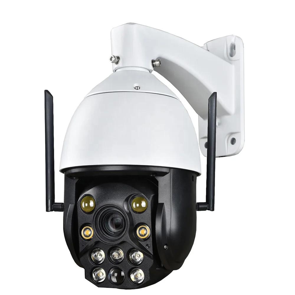 Long Range Wireless WIFI IP PTZ Camera 5MP 40X Zoom Smart Auto Rotate Tracking 2Way Audio Low budget Color Speed Dome IP Camera