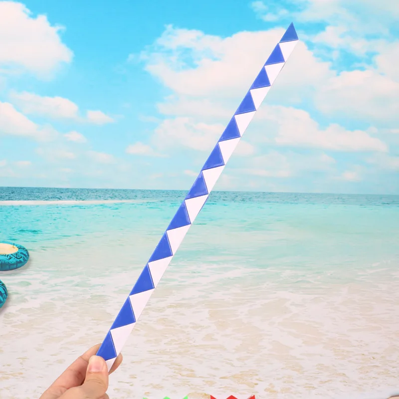 Wholesale Fidget Big Size 24 Links 42cm Plastic Magic Folding Cube Snake Puzzle Ruler Toy