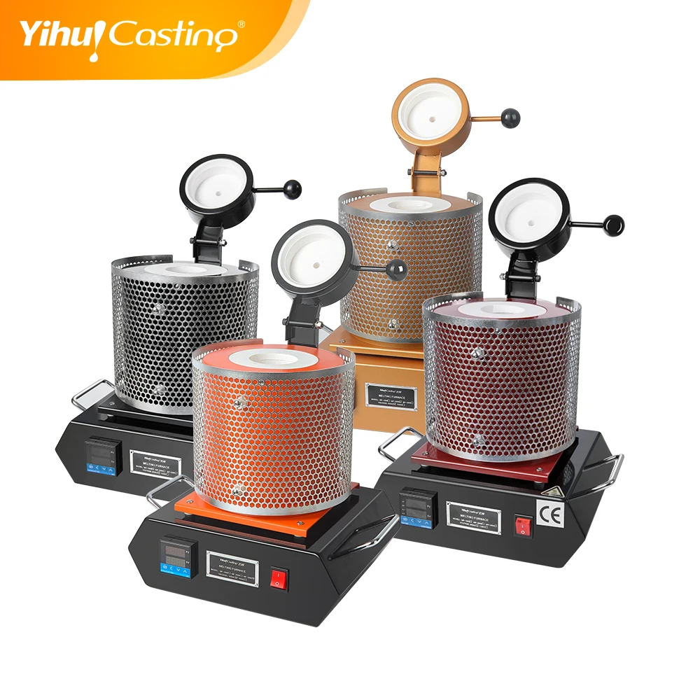 Yihui brand portable melting furnace for gold, silver and copper melting