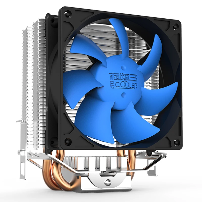 pccooler pc 80mm cpu cooler fan for housing air cooling computer Processor Radiator for Intel lga1155/115X/775 AMD am4