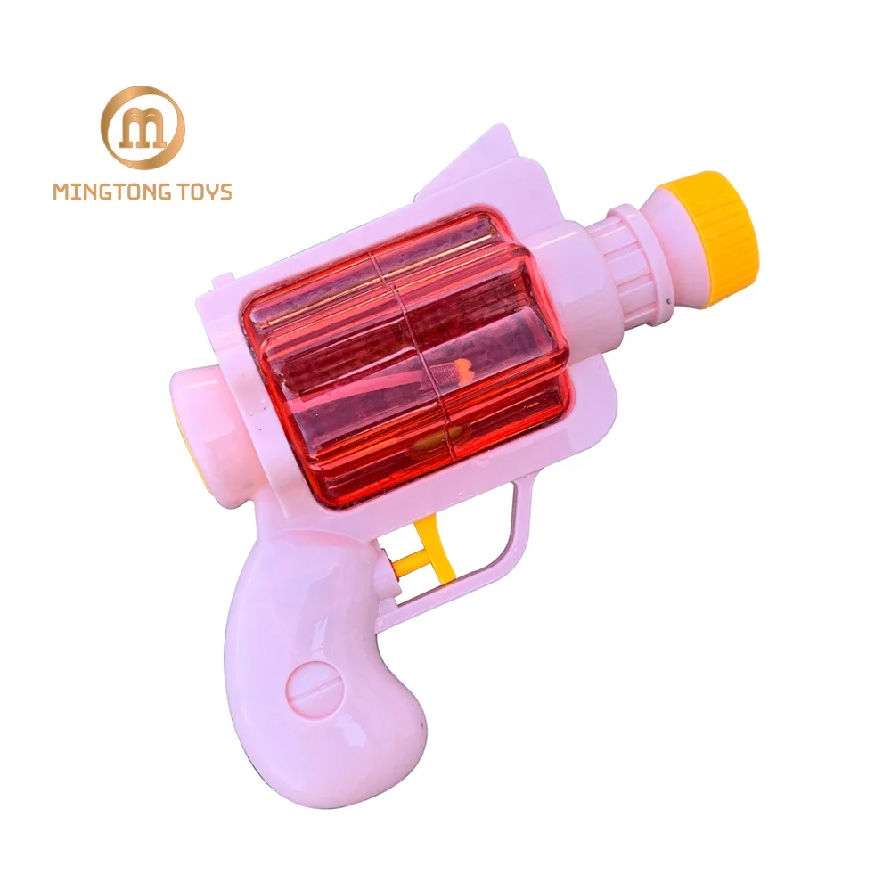 Children summer plastic outdoor pool realistic best toy clear pink water spray gun for sale