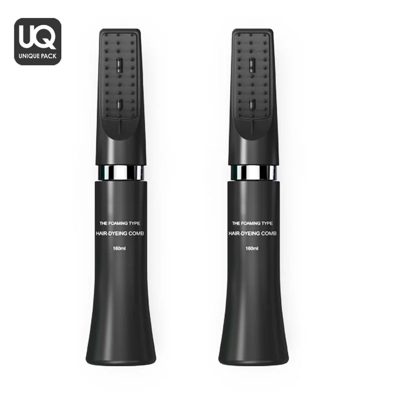 Root Comb Applicator Bottle Hair Foam Mousse Bottles With Brush Hair Dye 150Ml Foam Pump Bottle