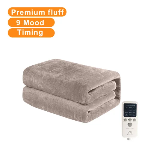 Smart Electric Blanket Flannel Quick Thermostat Electric Heating Blanket Thicker Heater Keep Body Warmer Winter for Home Office
