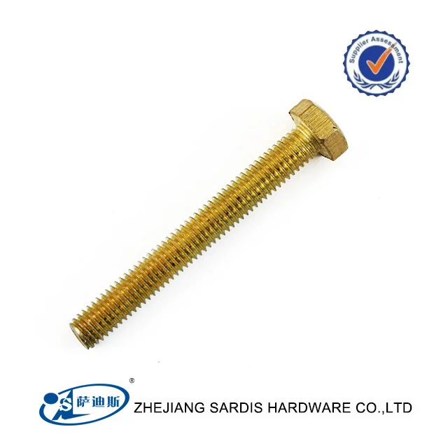 Made in China carbon steel DIN933 931 Hex Bolt with Hex Nut