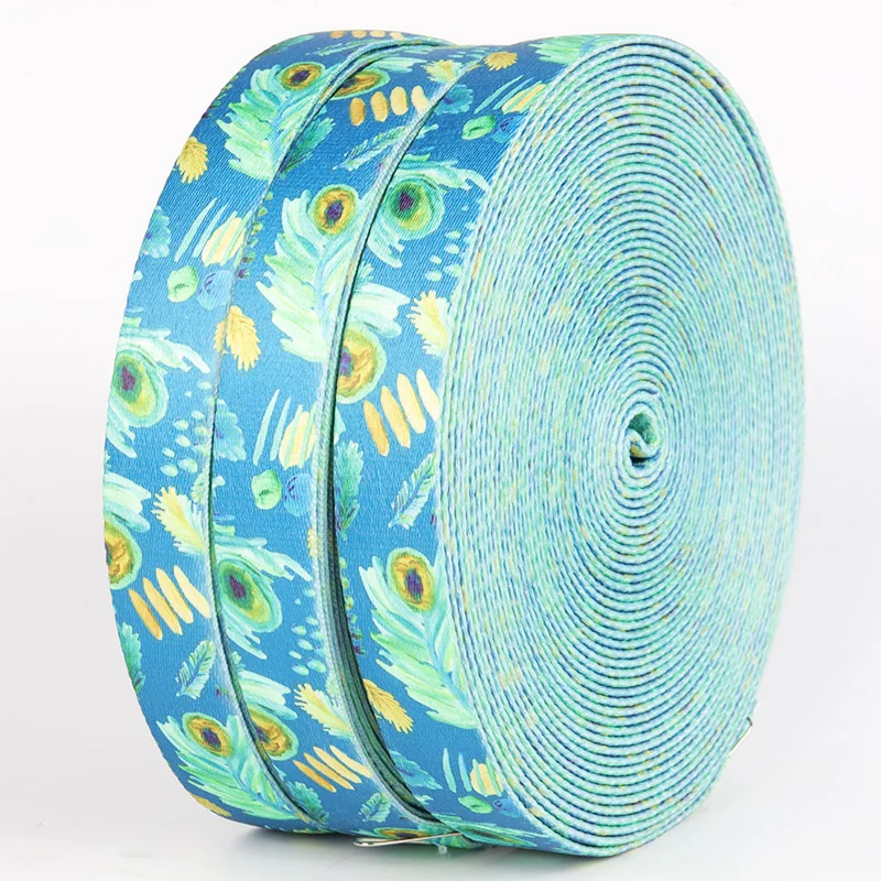 Полиэстеровая тесьма 2 5 см с сублимационным принтом на заказ для Ремня Сумки/ремня безопасности/поводка собачий