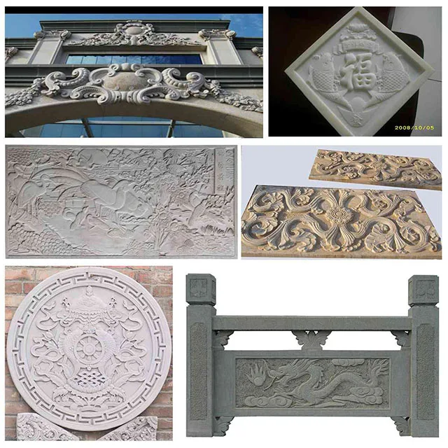 3D Granite Marble Carving and Cutting Machine