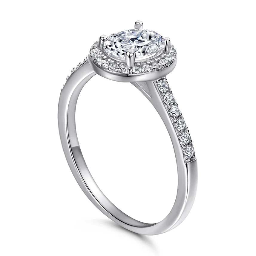 2021 оптовая продажа 4A + кубический цирконий обручальное кольцо из серебра 925