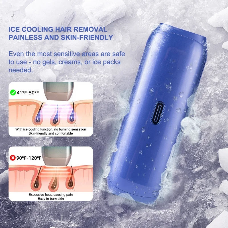 Sapphire Ice Cooling Body Handy Home light Epilator Permanent Remover Portable Depilator ipl Machine Laser Hair Removal Devices