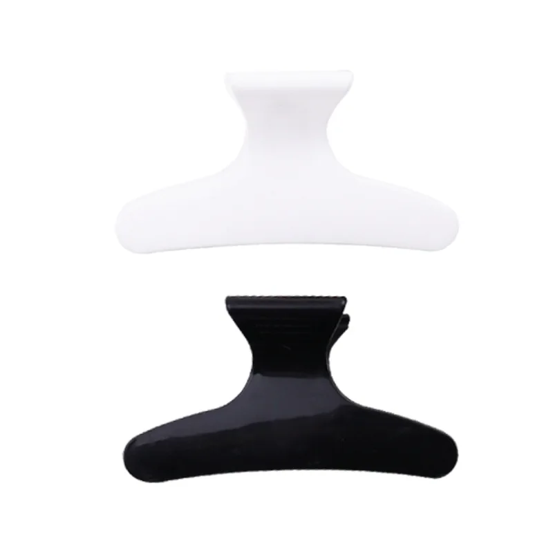 Wholesale Custom LOGO Plastic Salon Barer Hair Styling Hair Accessories Claw Clamp Grip Butterfly Hair Clip