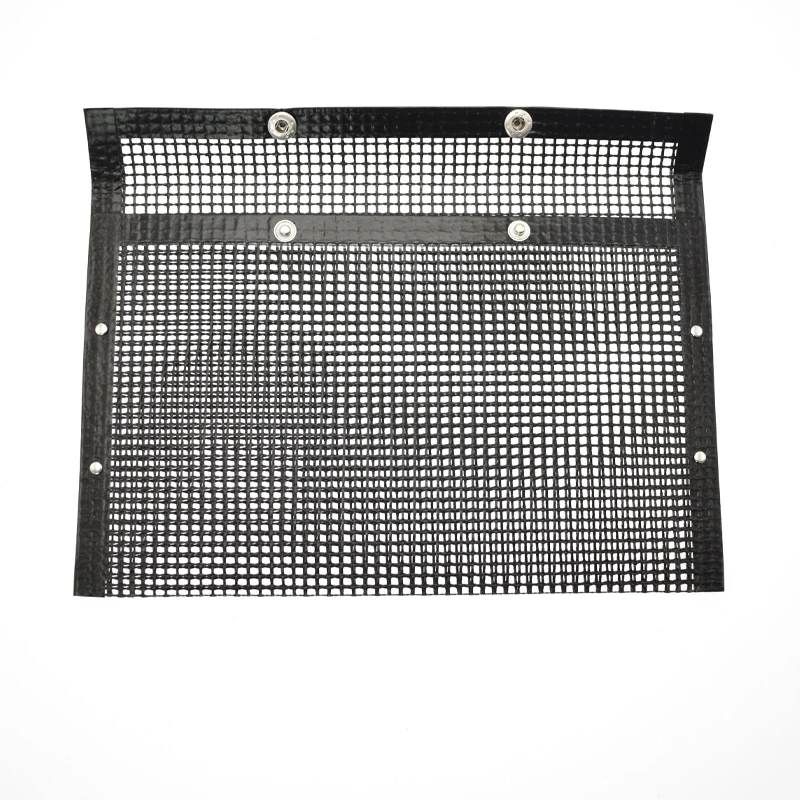 China Made Custom PTFE Coated Fiberglass Outdoor BBQ Tool Price Nonstick Mesh Non-stick PTFE  Mesh Bag Grill Bags