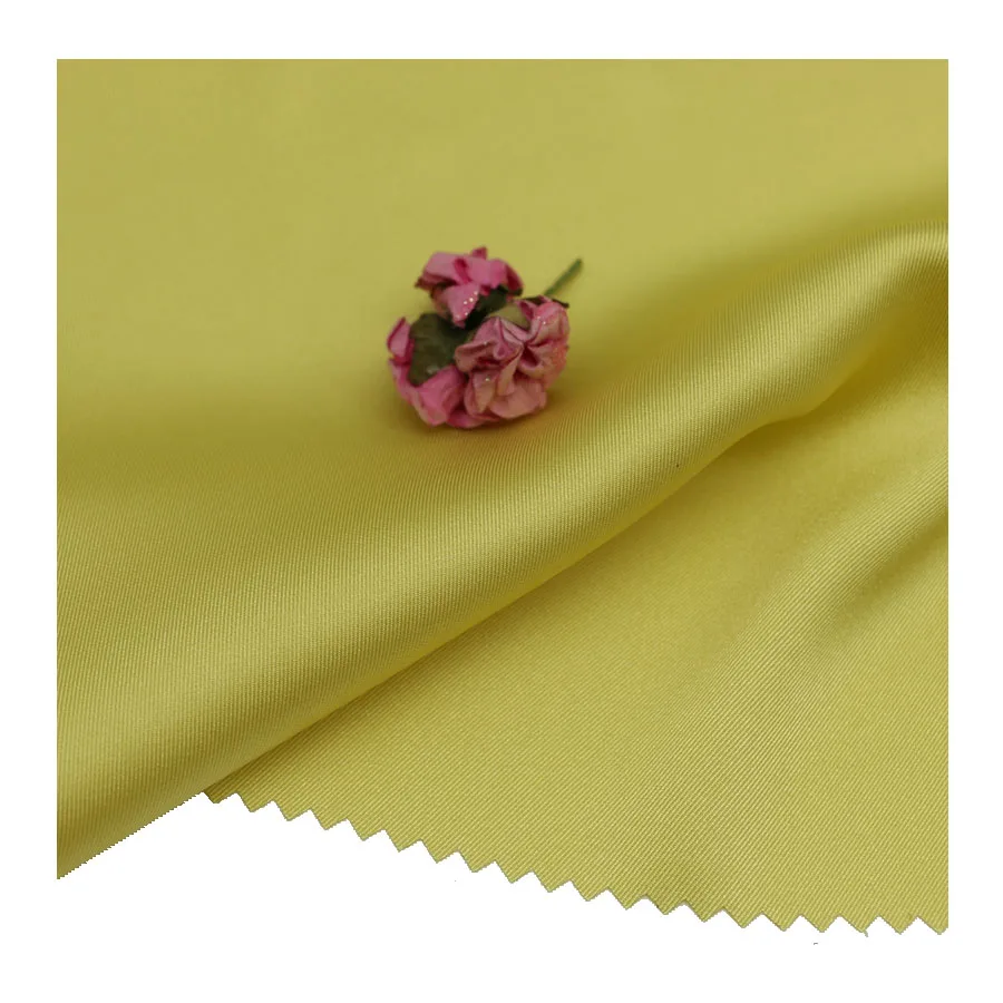 Factory Custom Wholesale 100 Polyester Recycle Fabric Twill Silk Fabric for Dress