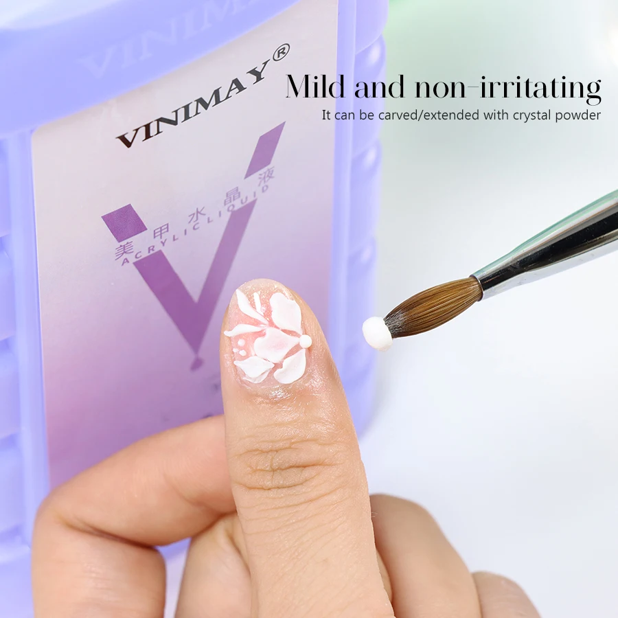Vinimay Nail care set large capacity nail polish remover water does not hurt the nail convenient crystal liquid