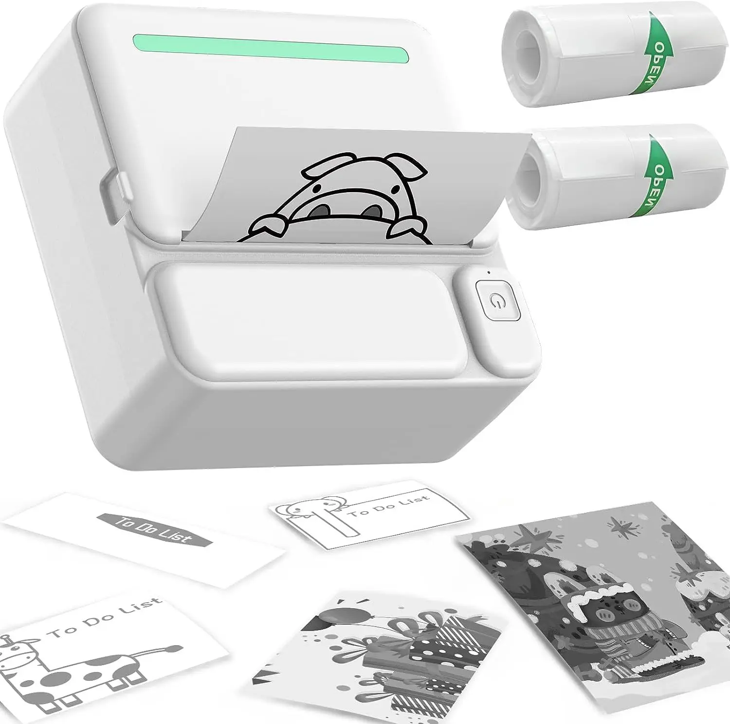 Portable Thermal Mini Printer Paper Photo Pocket Bt Printer Memo Wireless Portable Label Printer