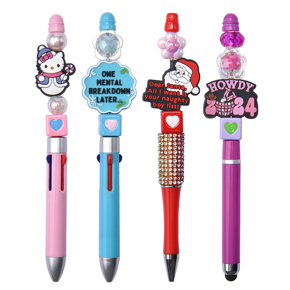 Wristlet Keychain Bracelet Pet Dog Focal Beads Silicone Diy Drawing Board New Silicone Dog Focal Beads For Pen Making