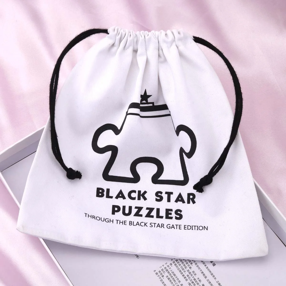 High End Cotton Twill Drawstring Shoe Hat Clothing Storage Bag Custom Logo Printing Twill Cotton Shopping Bag