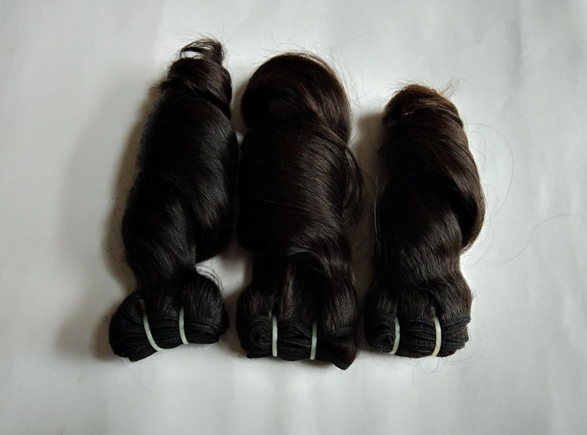 High Quality Indian  Hair Factory ,Virgin Chennai India Human Hair, No Mix 4 A Virgin Indian Hair