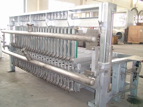 Vertical plate freezer for fish 1000kg/h