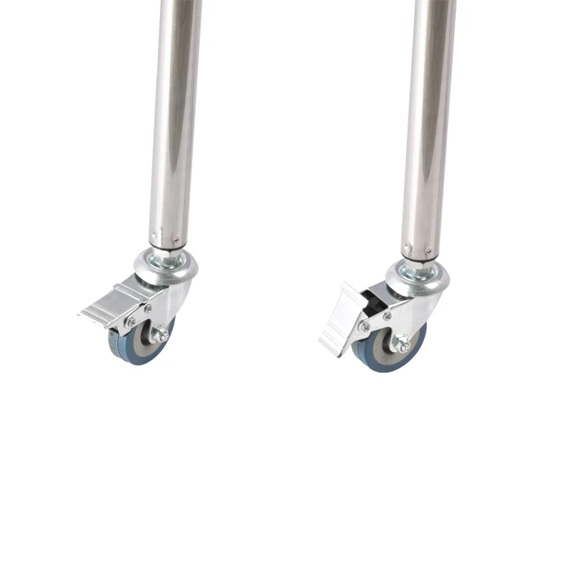 Factory Outlet Silver Stainless Steel Medical Surgical Hospital Nursing Trolley Cart