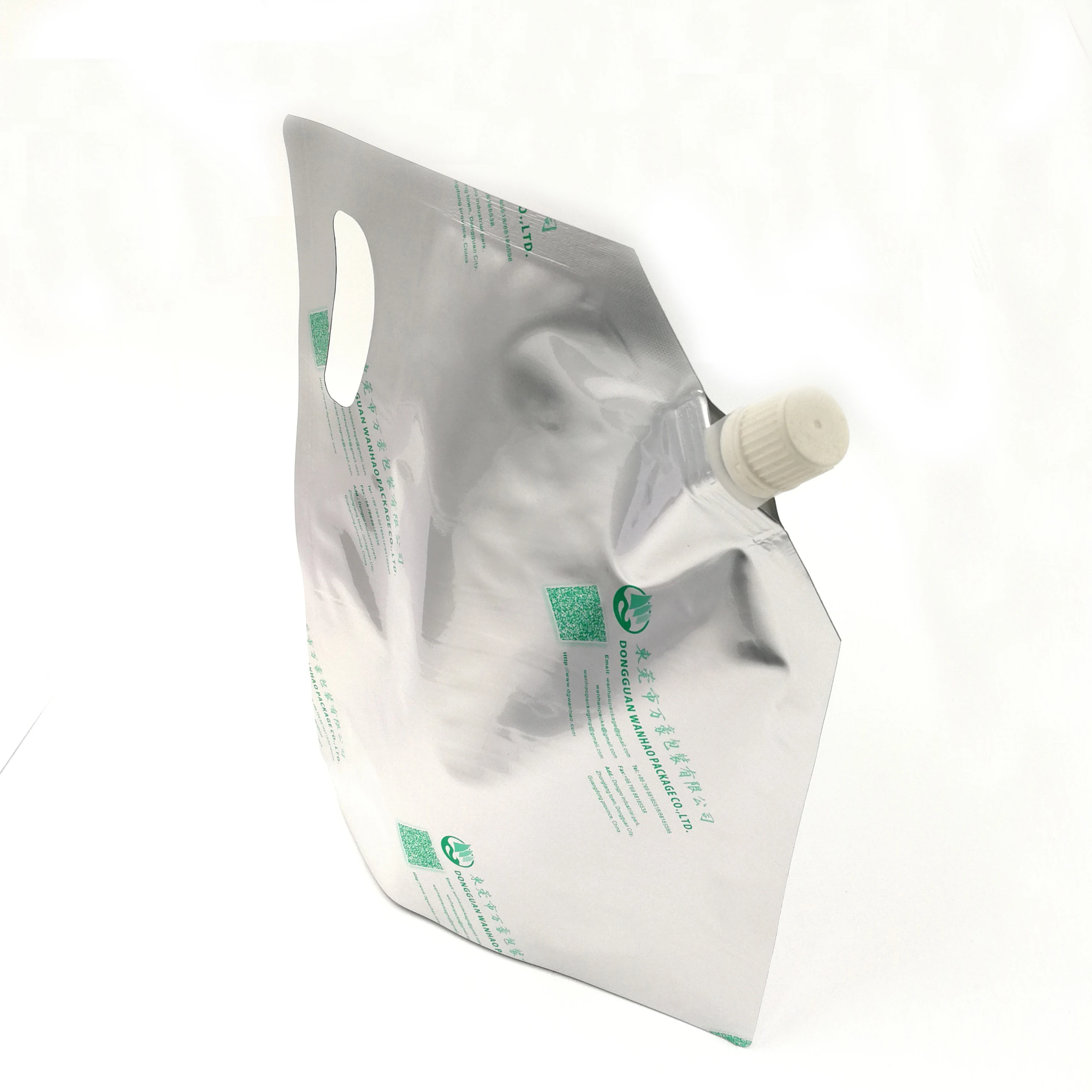 Custom Logo Reusable Food 500Ml Spout Pouch Brine Packaging Bag