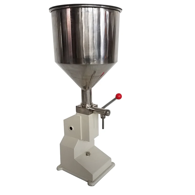 Semi Automatic Manual A03 Water Honey Ice Cream Cosmetic Paste Lotion Oil Sausage Lip Gloss Liquid Filling Machine