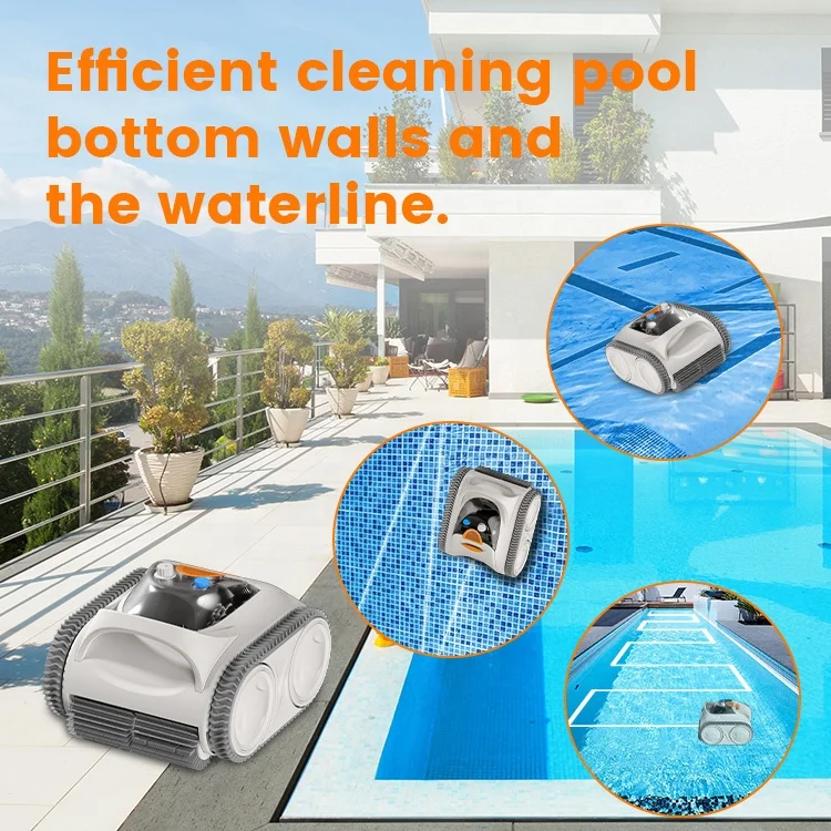 Electric Automatic Suction Robot Vacuums Swimming Pool Cleaning Inground Wall Climbing Accessories Included