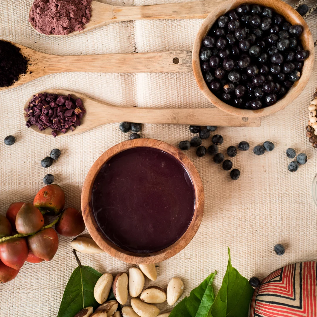 Amazon Forest Indigenous Fruit Puree Frozen Acai Guarana Fruit Puree Natural Energy Drink Ingredients