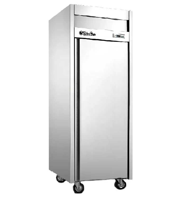 2022 Manufacturer blast chiller freezer 300l stainless  display fridge upright cooler supermarket