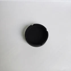 Round Rubber Ash tray Custom logo portable heat resistance silicone cigar ash tray ashtray cigarettes