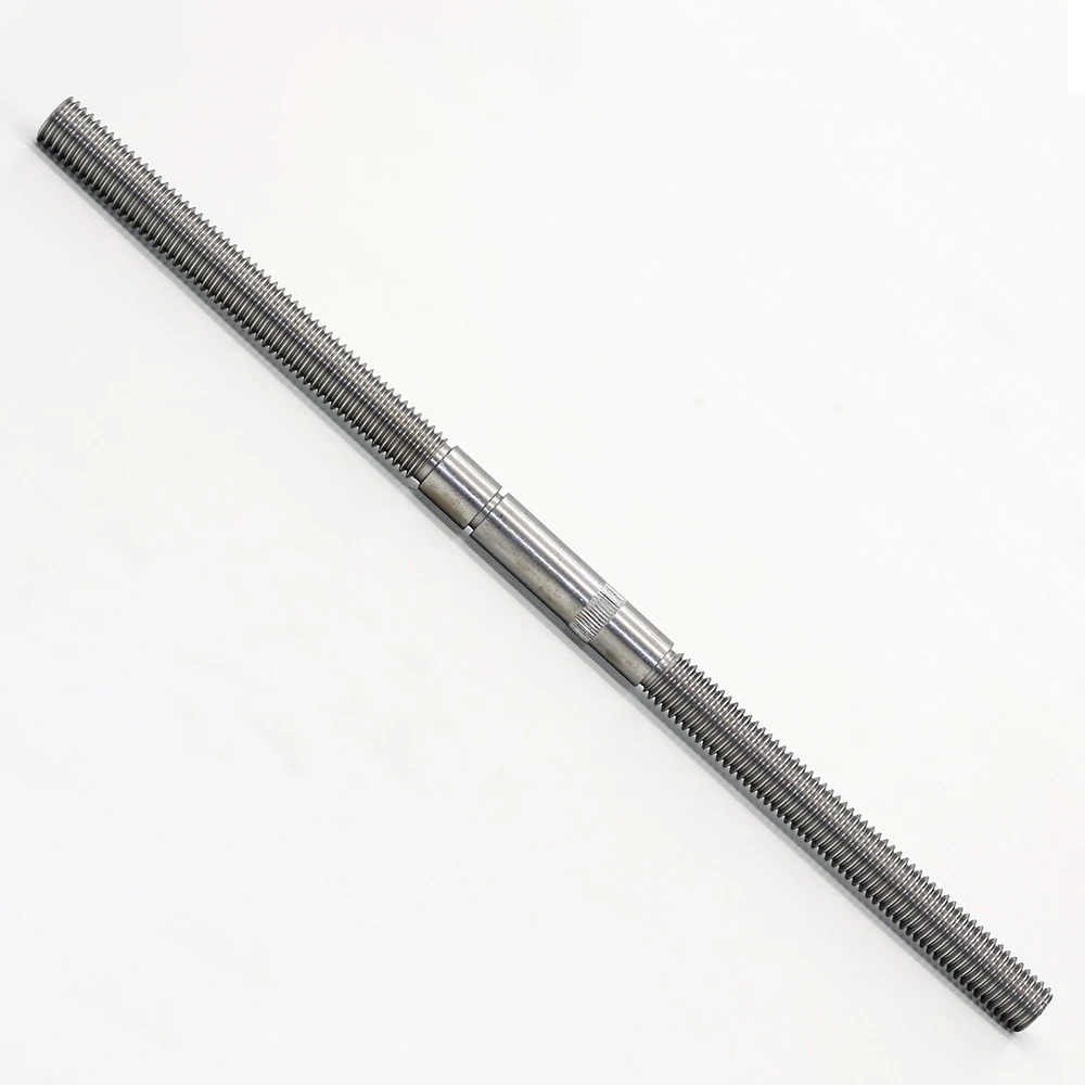 long shaft screw thread shaft for dual shaft worm gear motor Factory offer OEM ODM Service customized High quality CNC Hydraulic