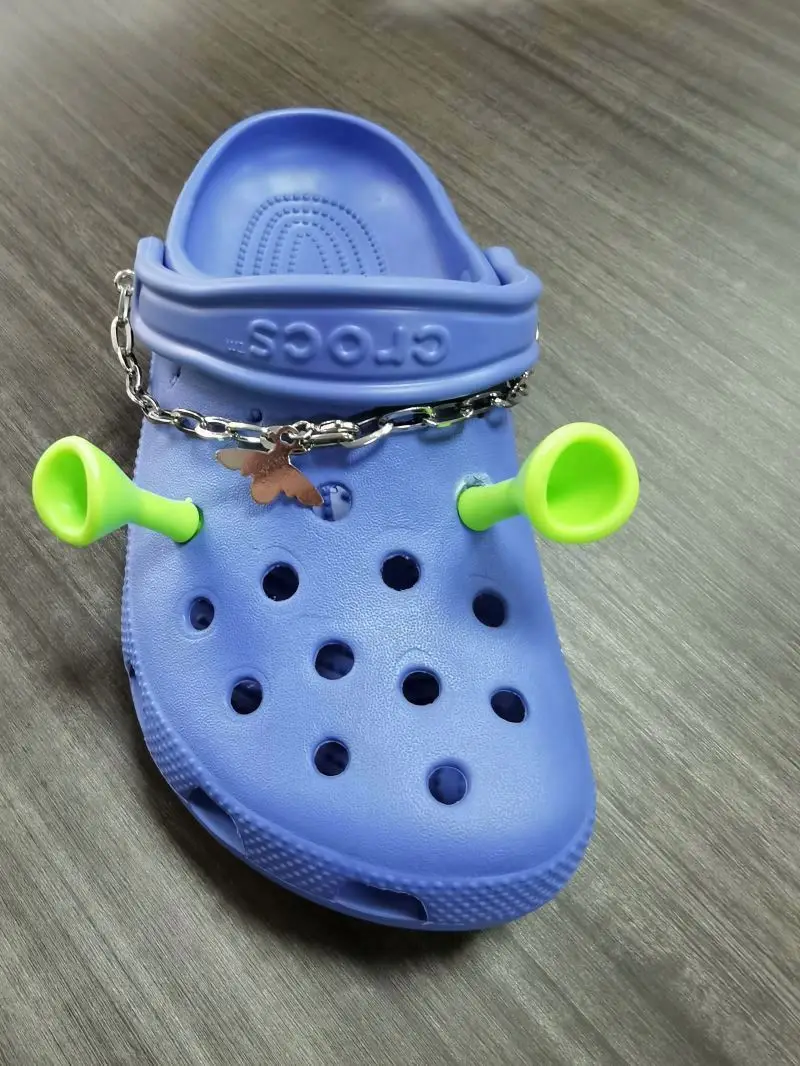 Hot sales animals Shrek Ears rubber lucky charms for Wholesale