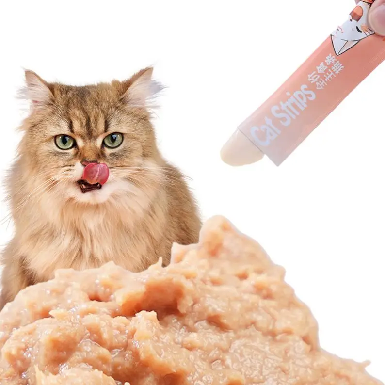 Nutrient-Rich Meat Snack Treats Strips Full-price Pet Cat Food Treats Suitable for Cats