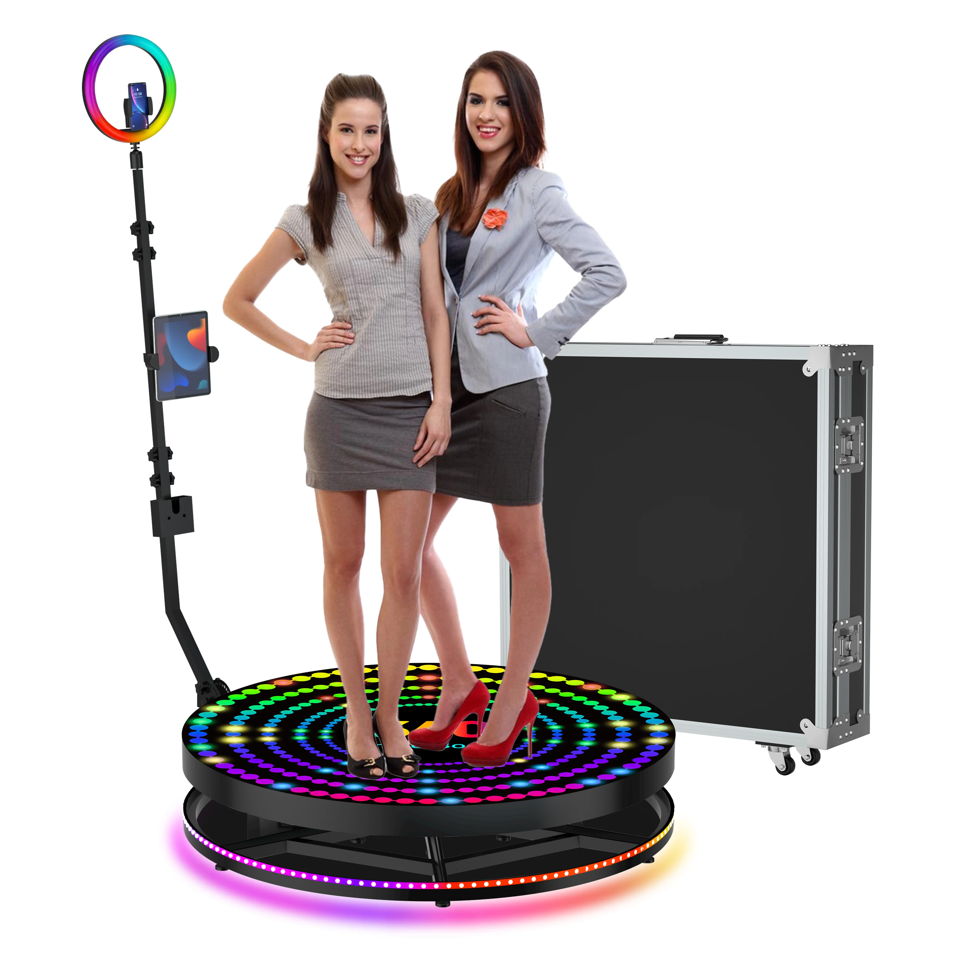 360 video booth stand dropshipping portable 360 degree video camera booth 360 booth