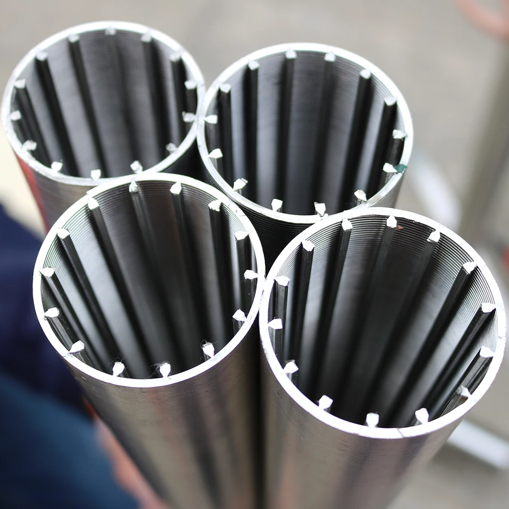 High Quality V Wedge Wire Screen 200 Micron Johnson Strainer Screen Pipe