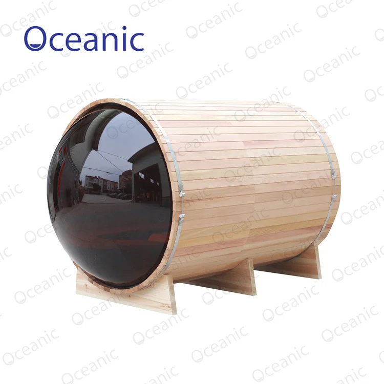 Oceanic, Высококачественная канадская красная кедра 1800*2400 мм, 6 человек, панорамная сауна, сауна в Польше